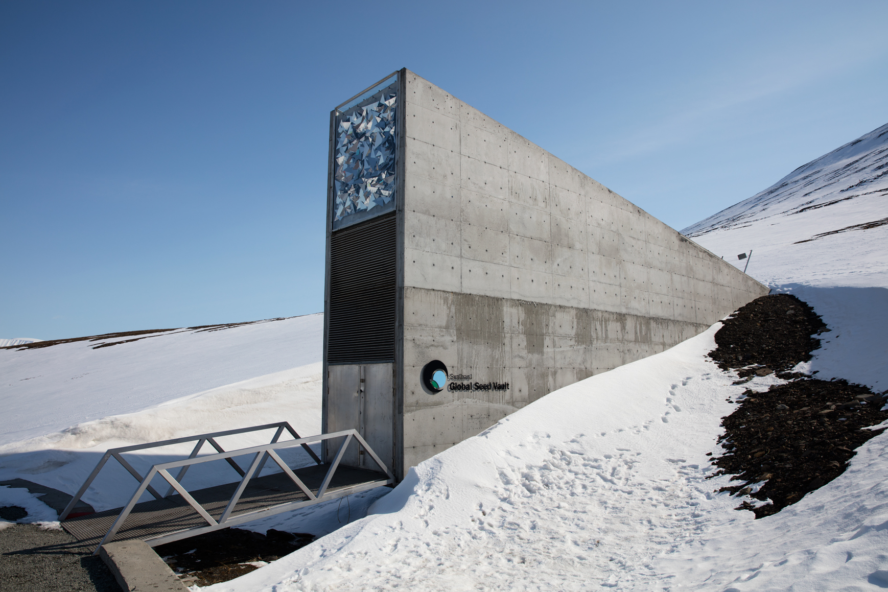 Ферма судного дня. Семенохранилище на острове Шпицберген. Global Seed Vault. Svalbard Vault. Хранилище на Шпицбергене внутри.